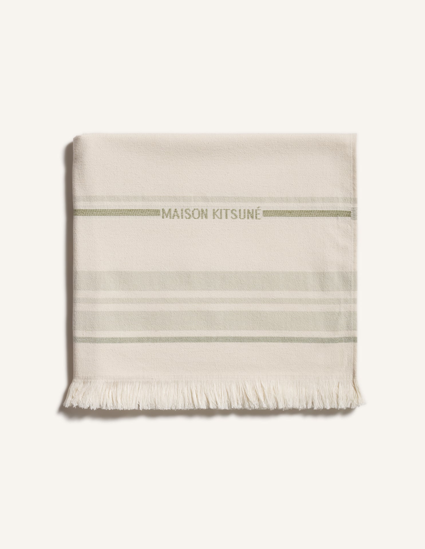 Striped Towel - Clay/Pelican/Dust Green