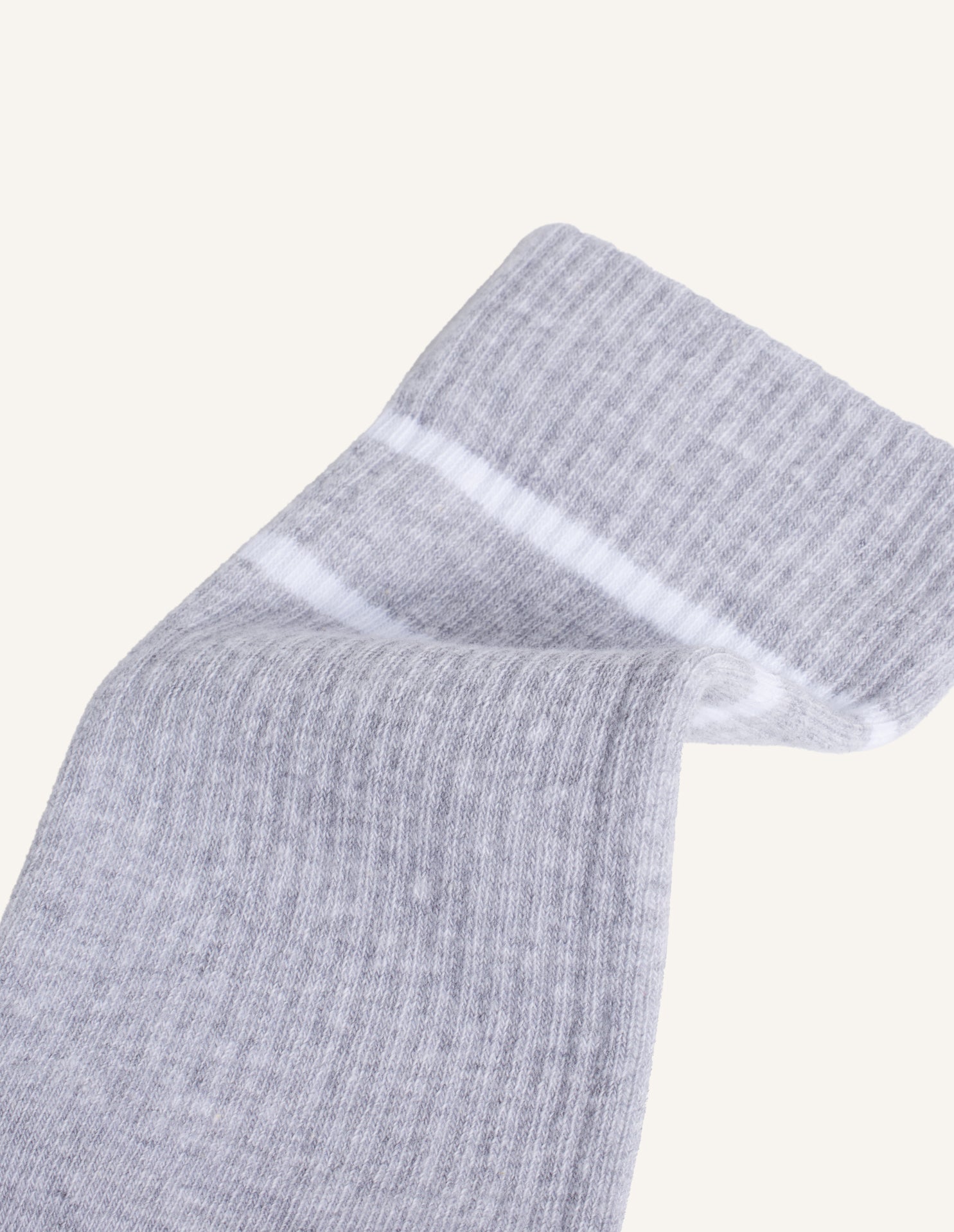 Maison Kitsuné Sporty Socks - Urban Grey/White