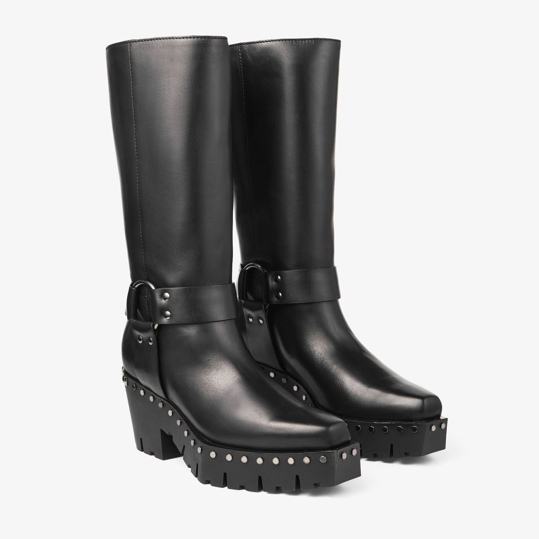 Bottes Quinn 75 en cuir - Black