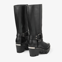 Bottes Quinn 75 en cuir - Black