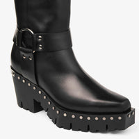 Bottes Quinn 75 en cuir - Black