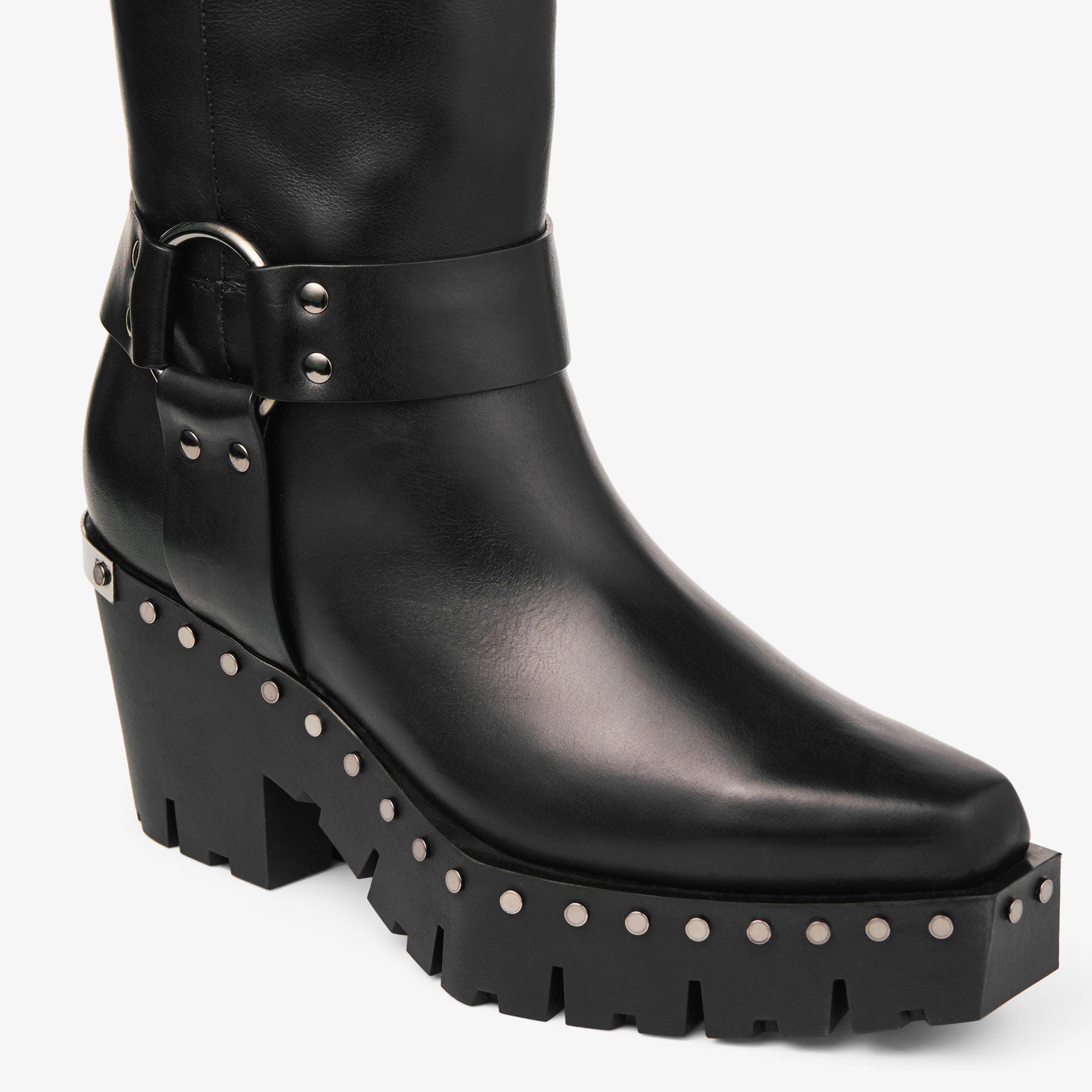 Bottes Quinn 75 en cuir - Black