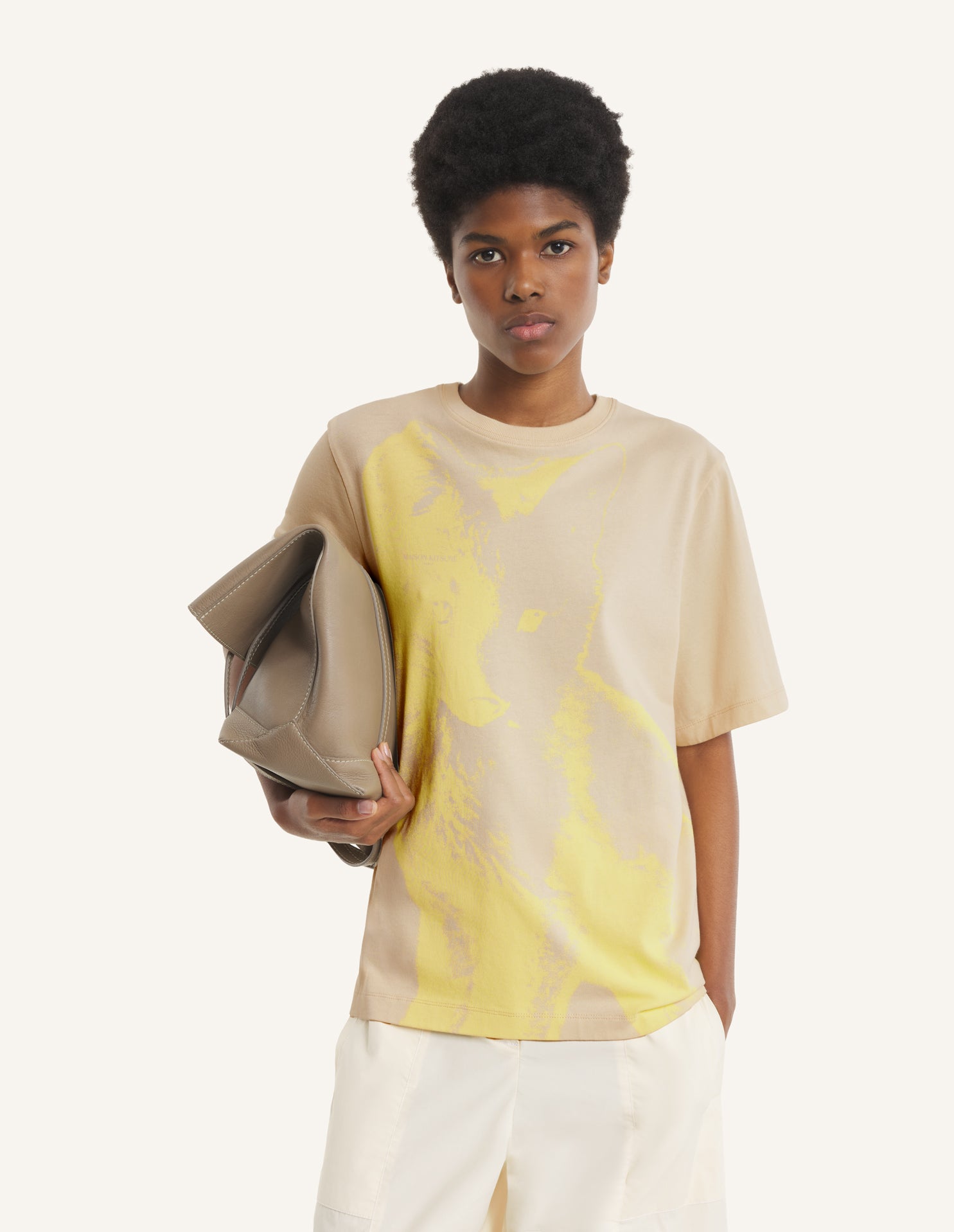 Fox Cub Comfort Tee-Shirt - Sandshell