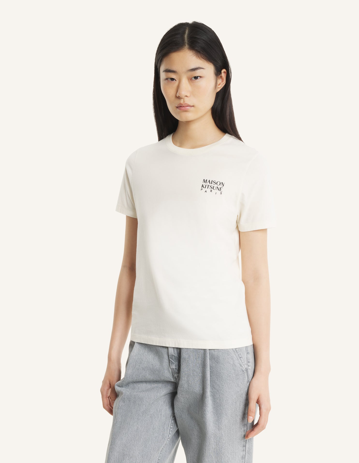 Gallery Fox Regular Tee-Shirt - Eggnog