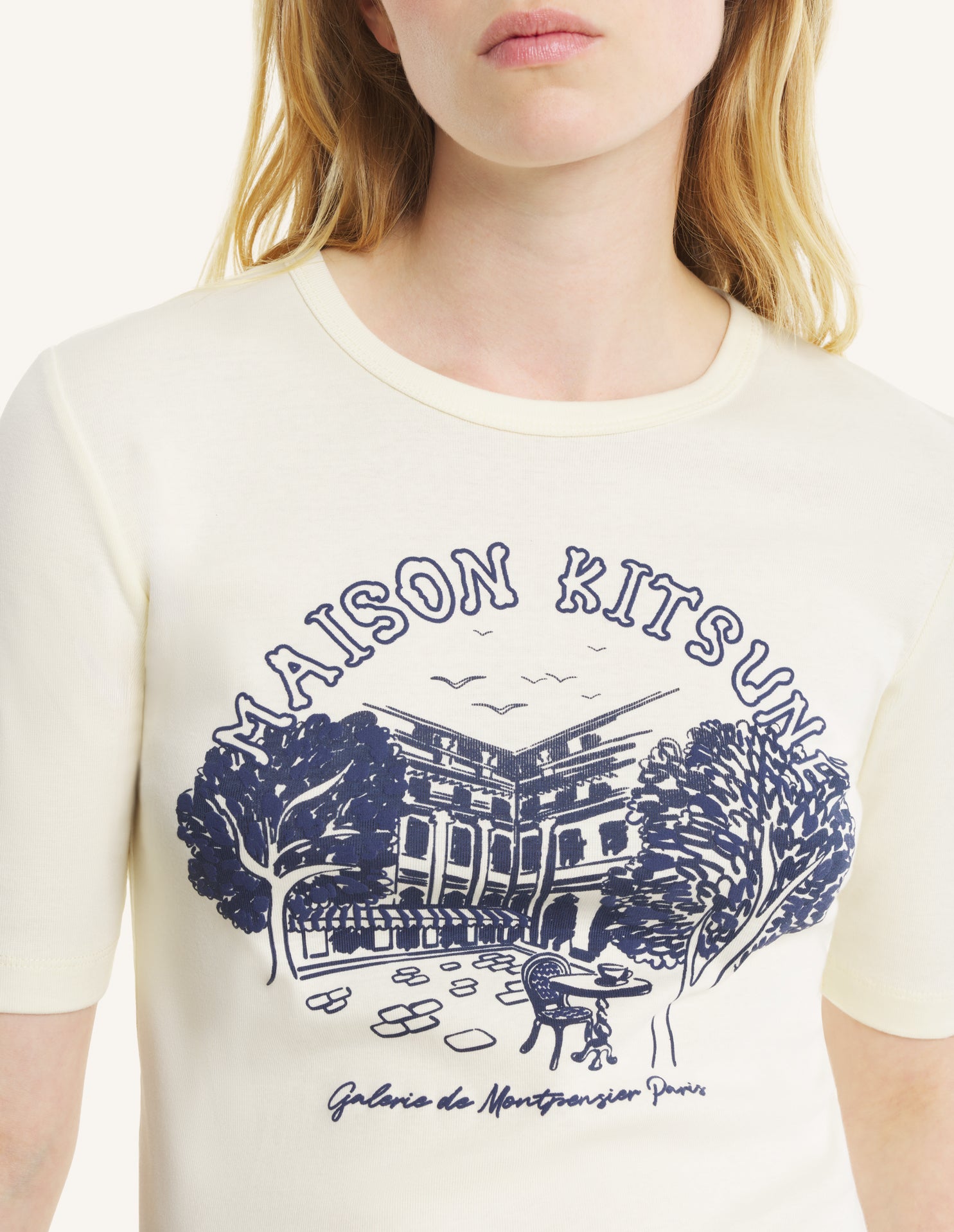 Galerie De Montpensier Fitted Tee-Shirt - Pure Ecru