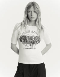 Galerie De Montpensier Fitted Tee-Shirt - Pure Ecru