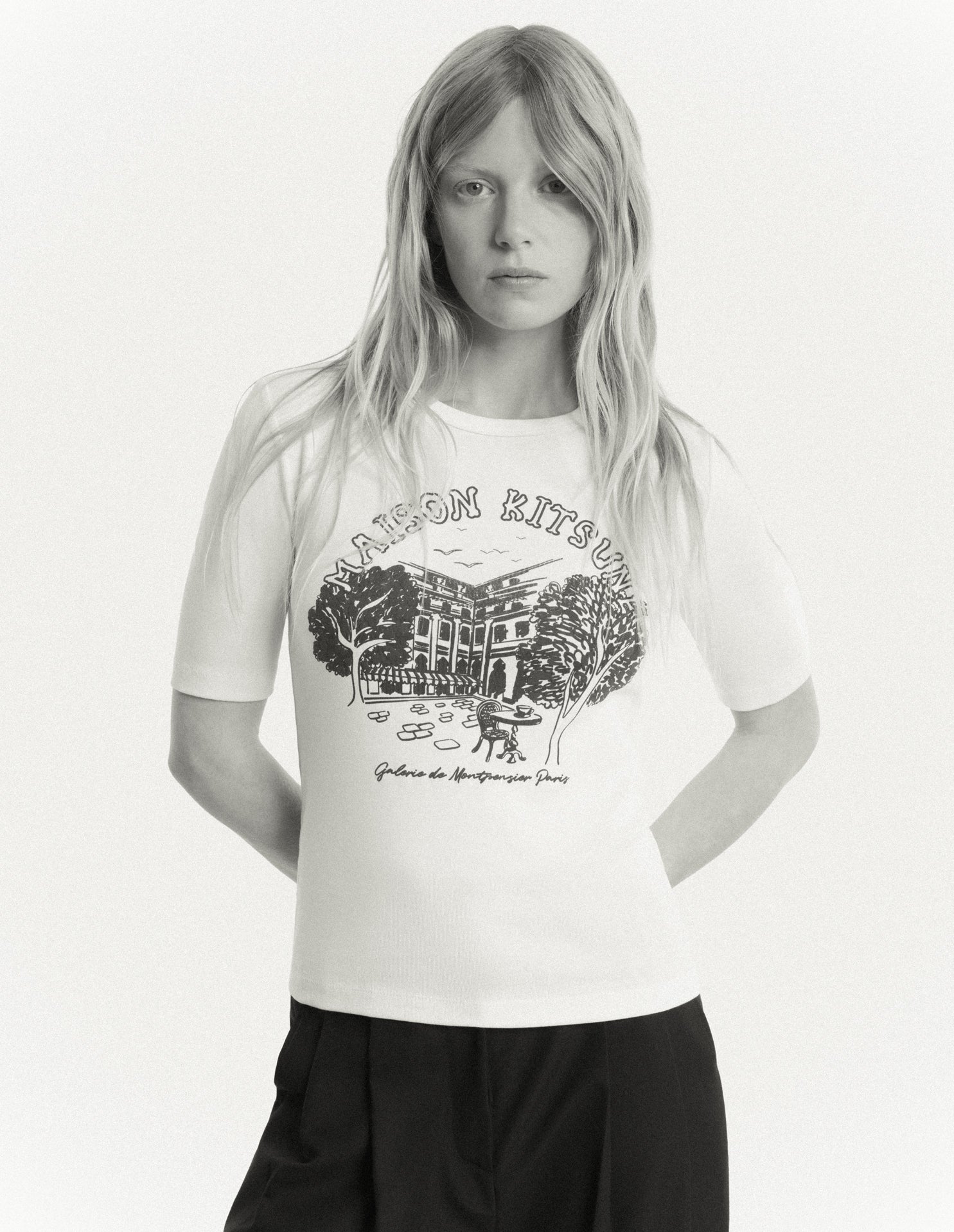 Galerie De Montpensier Fitted Tee-Shirt - Pure Ecru