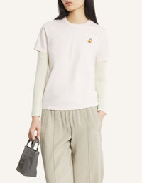 T-shirt Dreaming Fox - Mauve