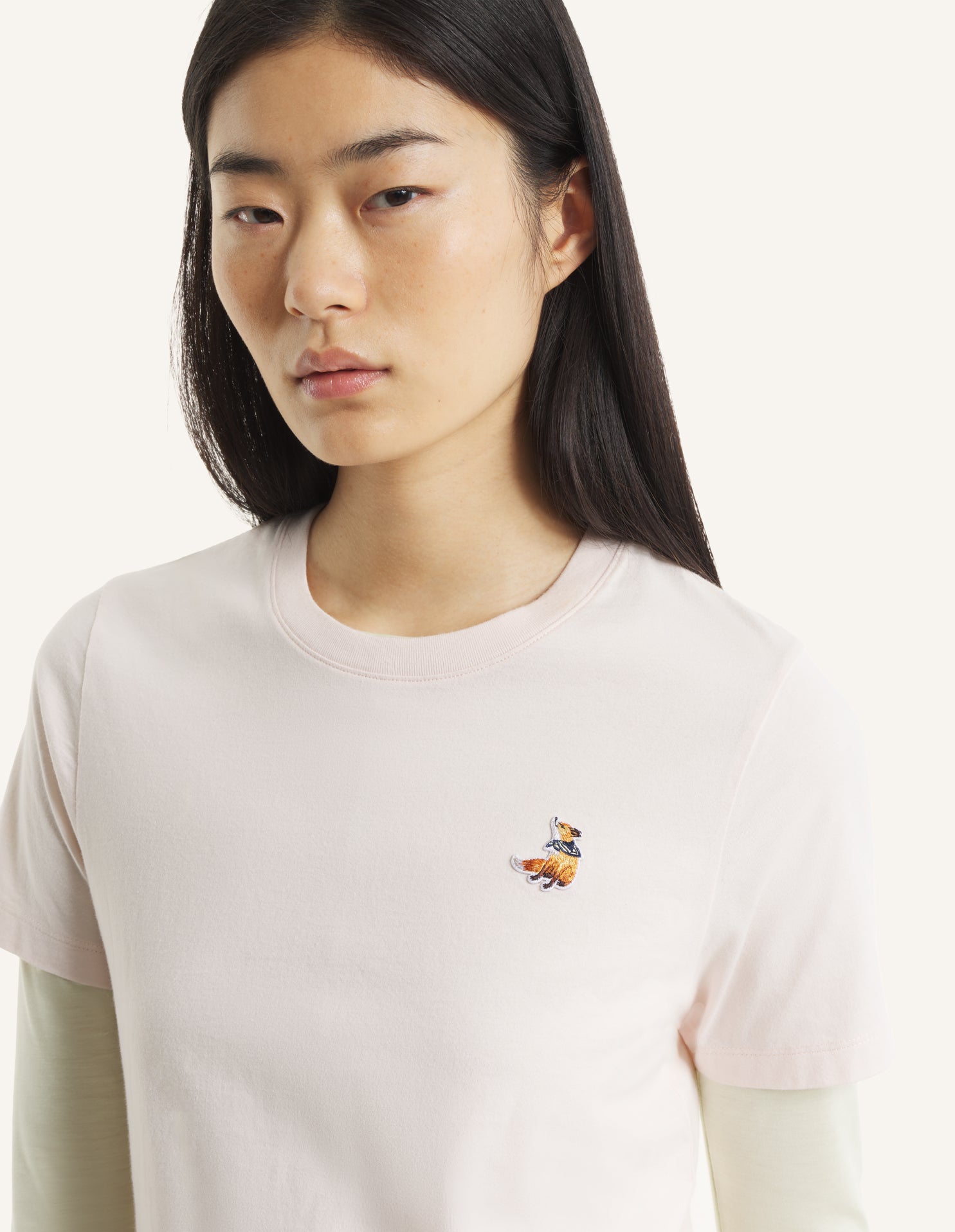 Dreaming Fox Regular Tee-Shirt - Mauve