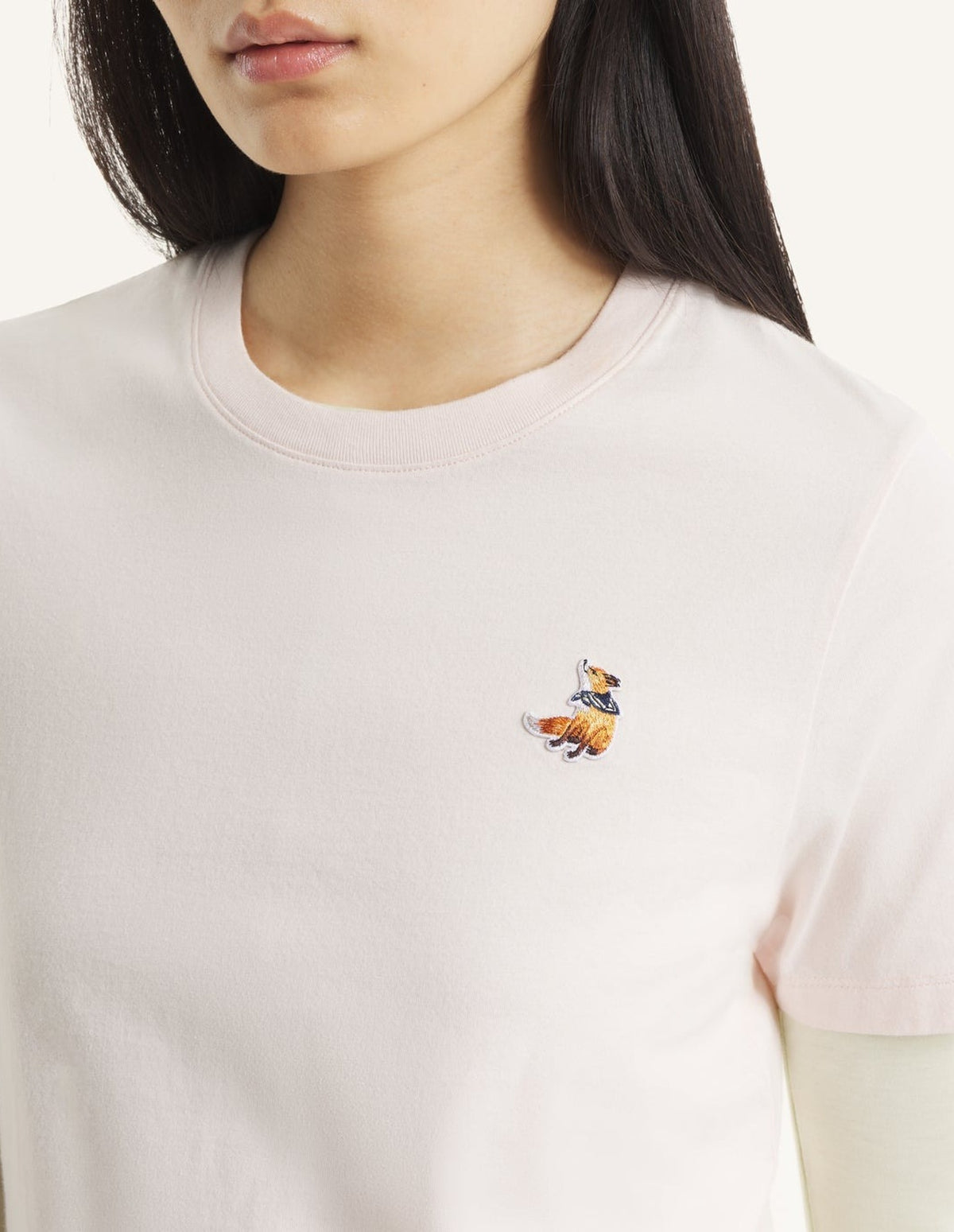 T-shirt Dreaming Fox - Mauve