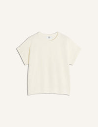 Textured Tee-Shirt - Pure Ecru