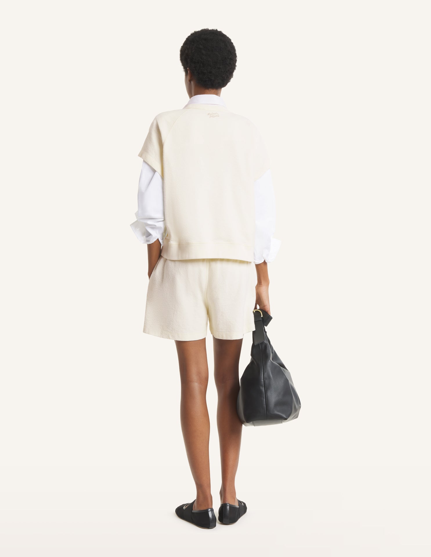 Textured Tee-Shirt - Pure Ecru