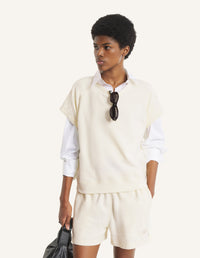 Textured Tee-Shirt - Pure Ecru