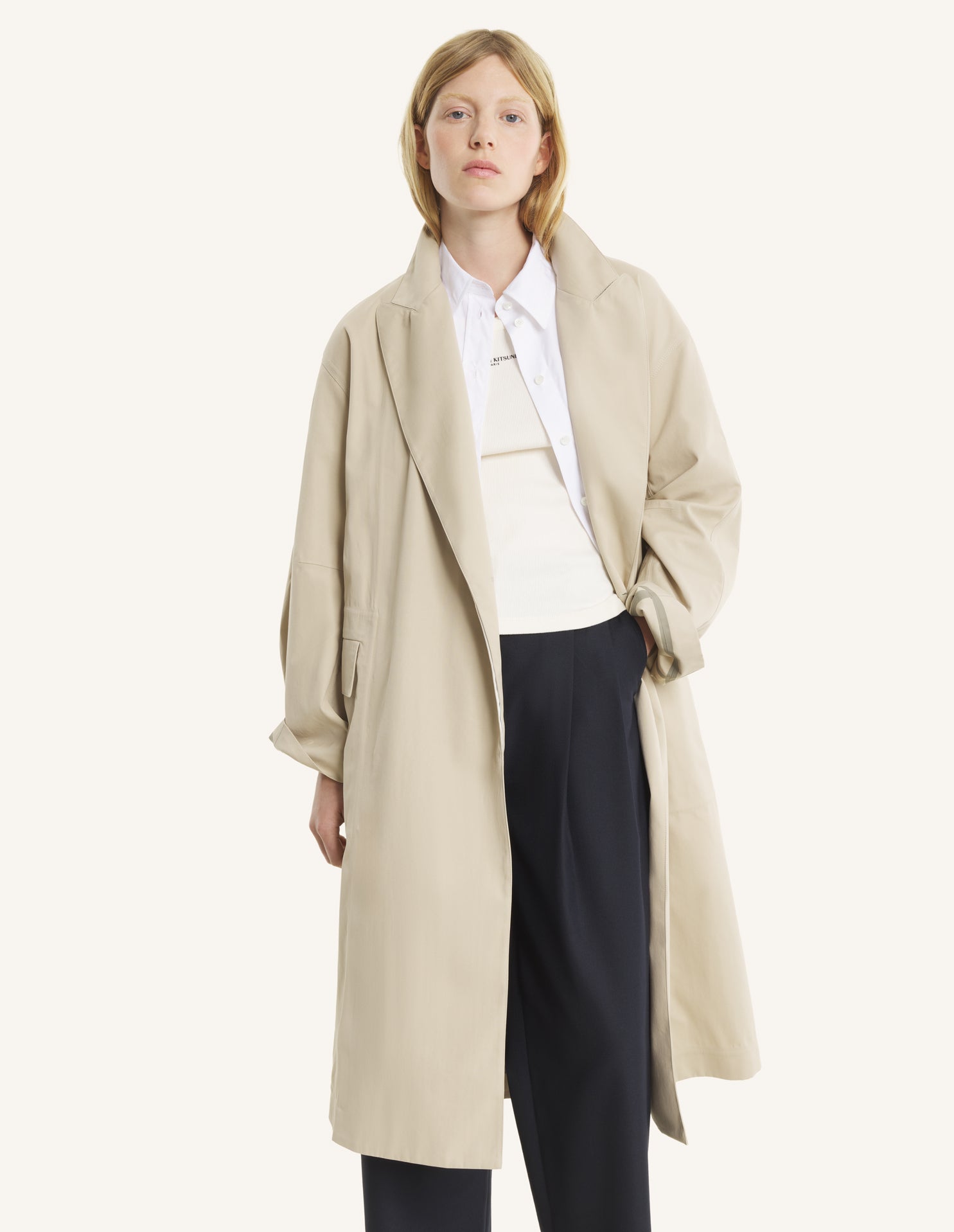 Wrap Coat - String