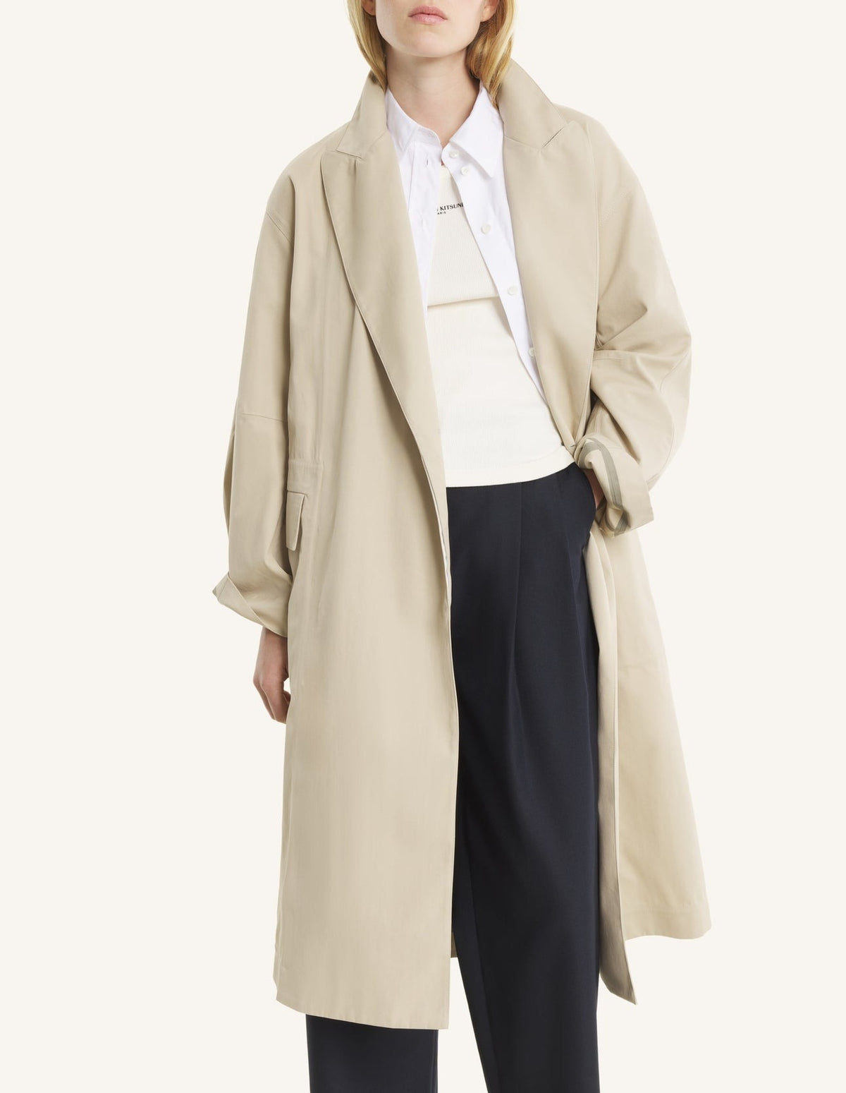 Manteau long portefeuille - String