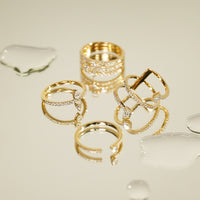 Bague Héra sertie de diamants taille marquise - Or Jaune