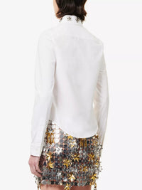 Cotton poplin shirt - White