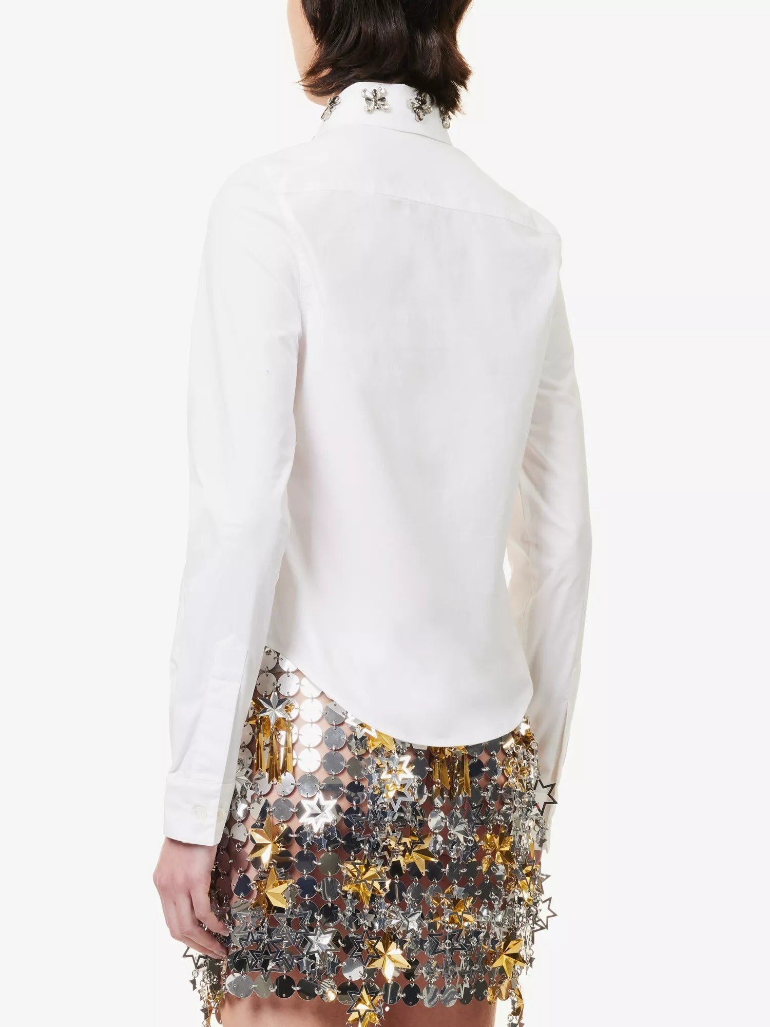 Cotton poplin shirt - White