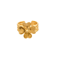 Bague LuckyLove dorée à l'or fin - Doré
