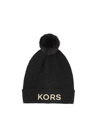 Bonnet avec logo - Black