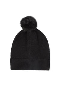 Bonnet avec logo - Black