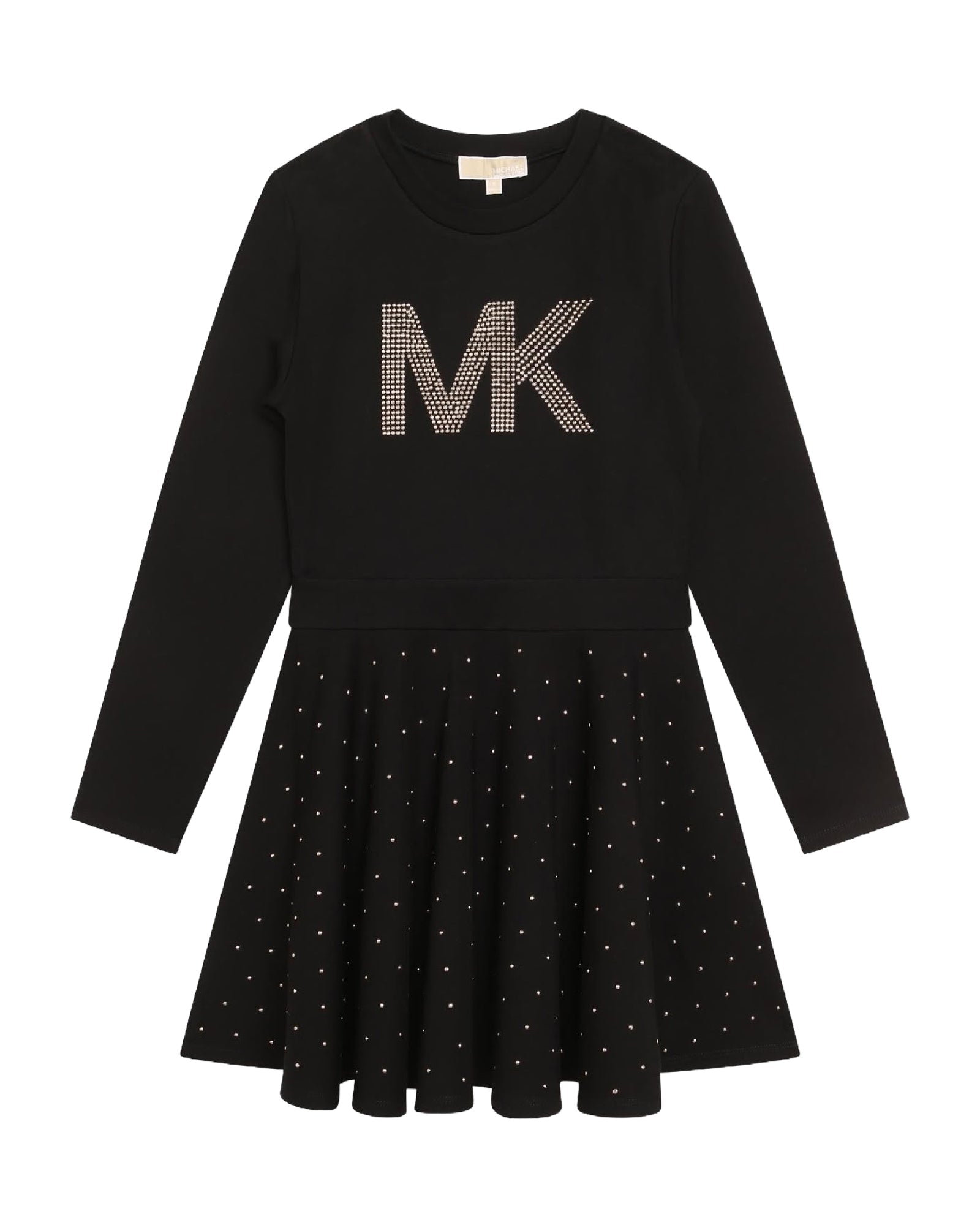 Long-sleeved dress - Black