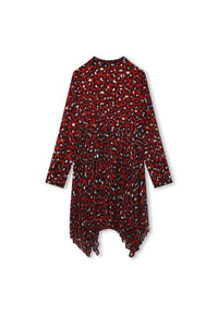 Robe chemise avec logo - Rouge Profon