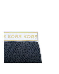 Patterned pencil skirt - Cargo Blue