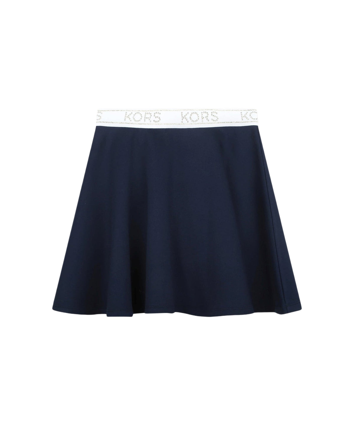 Jupe courte évasée - Bleu Cargo