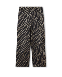 Pantalon large motif chaînes - Black