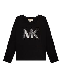 T-shirt manches longues en coton - Black