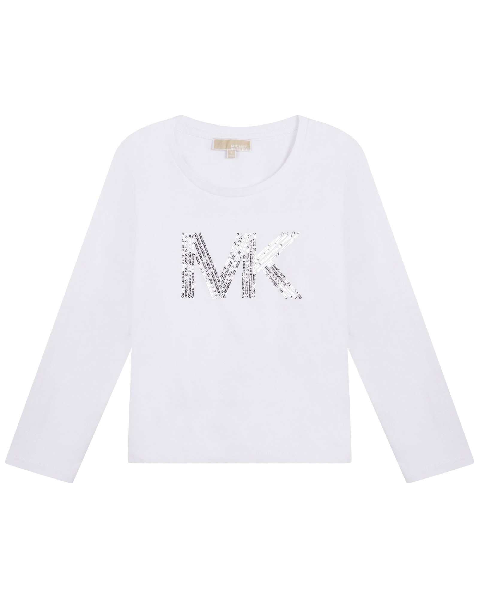 T-shirt manches longues en coton - Blanc