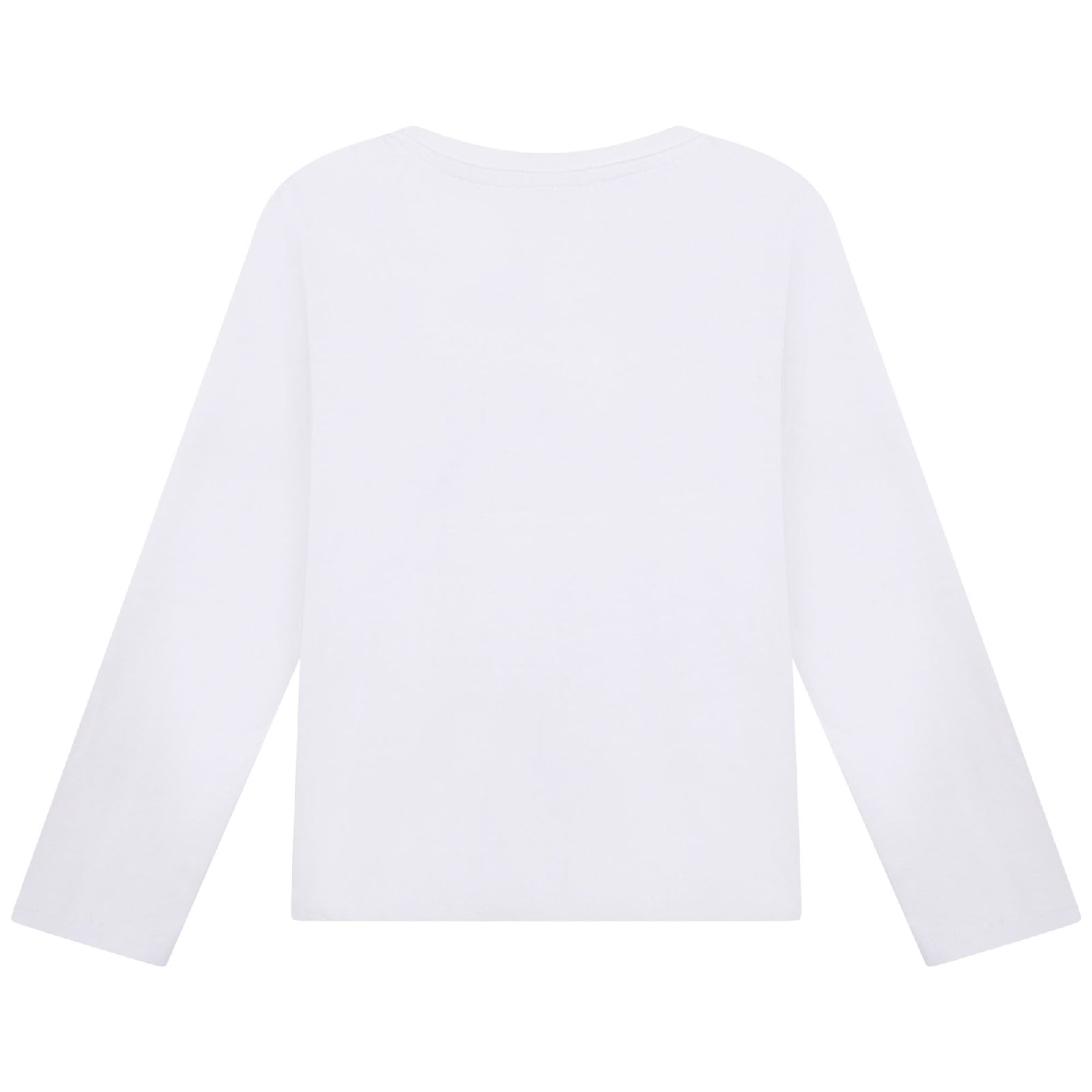 T-shirt manches longues en coton - Blanc