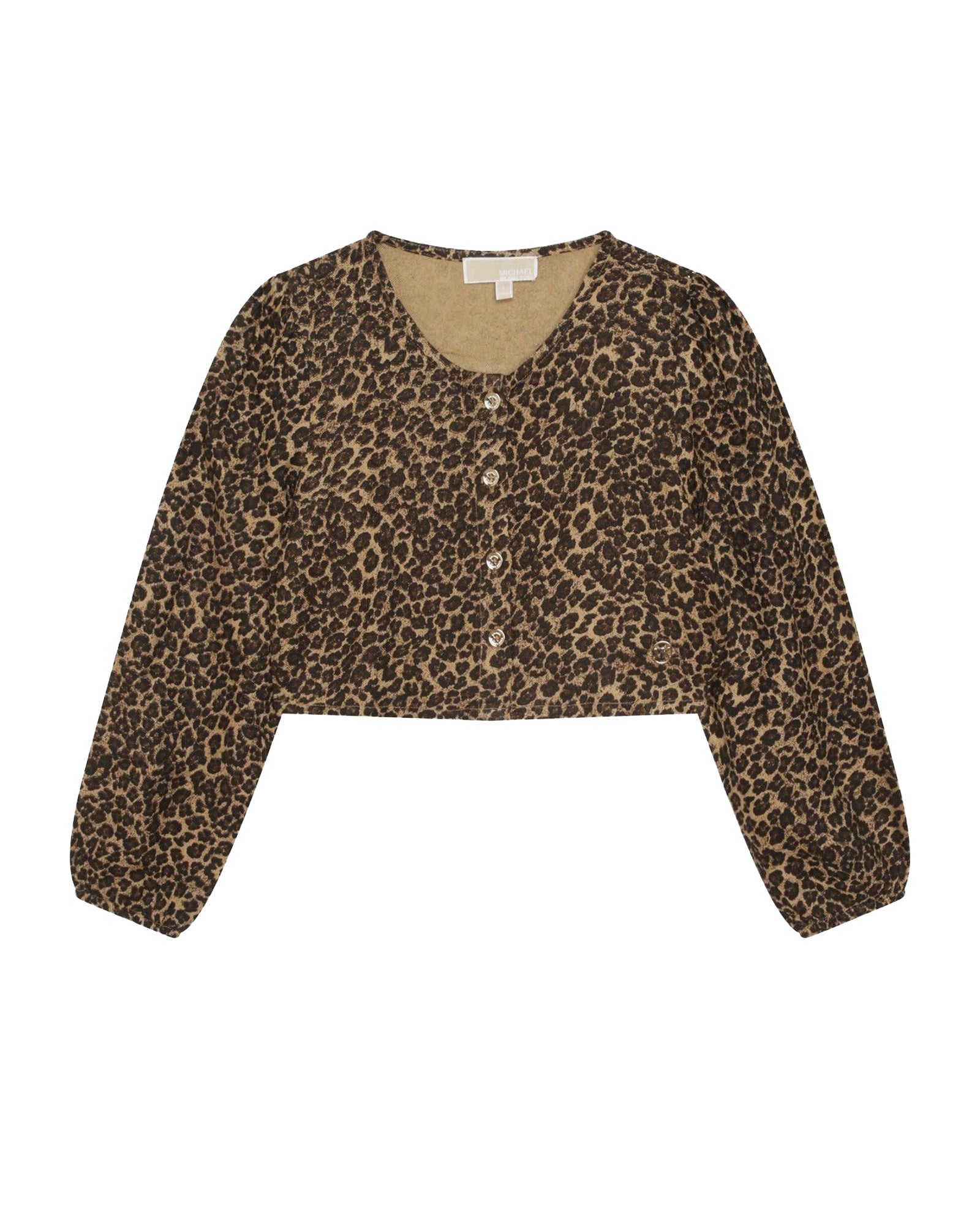 Blouse à manches longues léopard - Coton