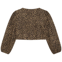 Blouse à manches longues léopard - Coton