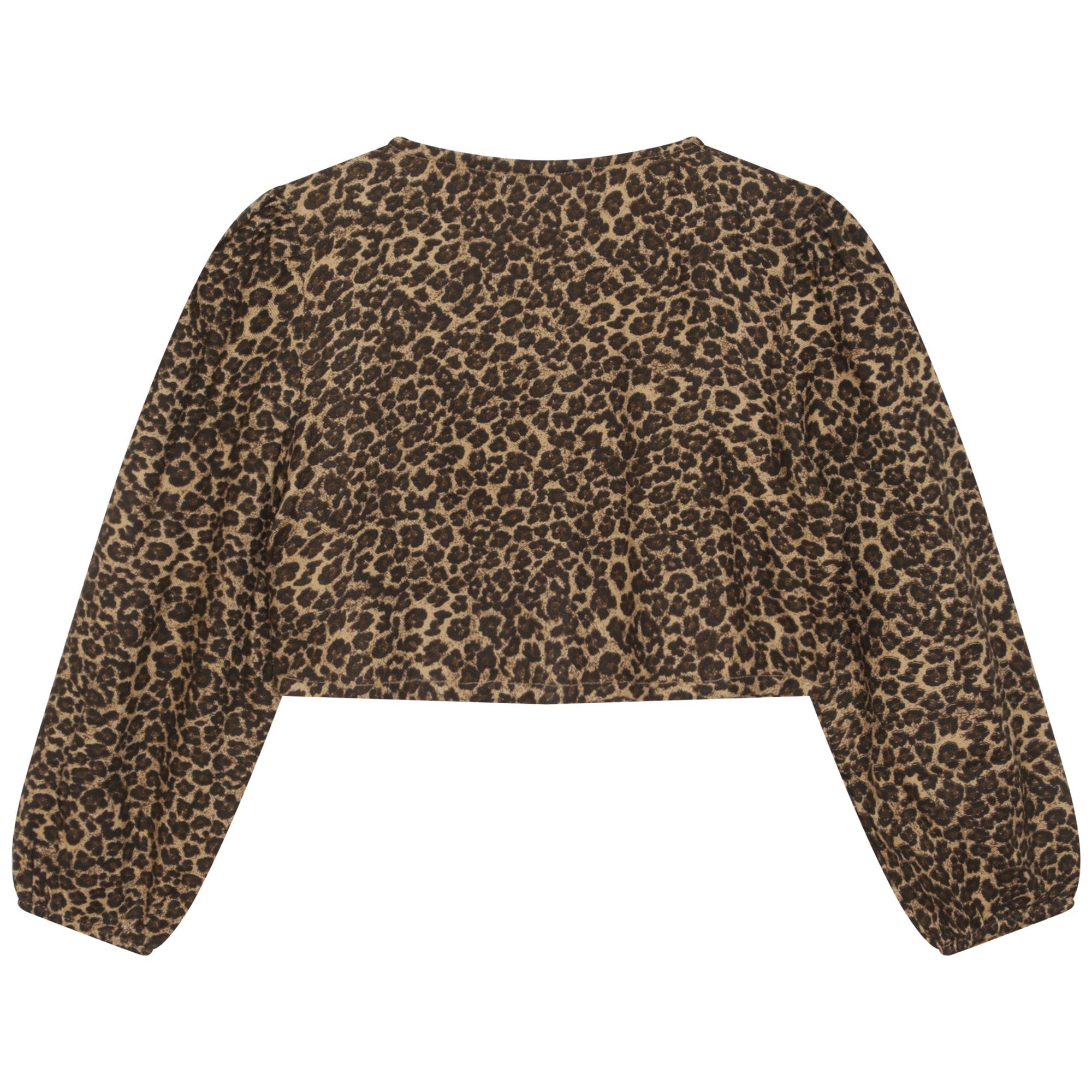 Blouse à manches longues léopard - Coton
