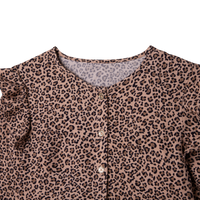 Blouse à manches longues léopard - Coton