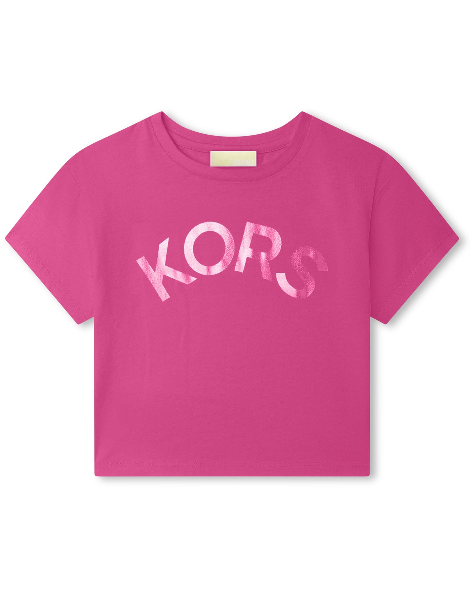 T-shirt à manches courtes en coton - Fuxia