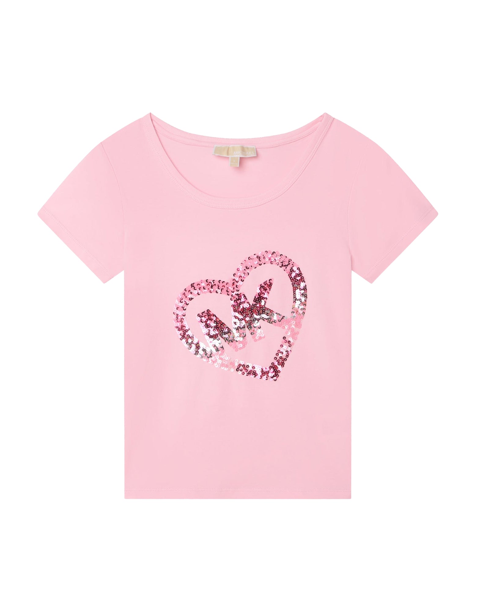 Short-sleeved cotton T-shirt - Hydrangea