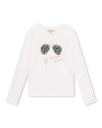 T-shirt manches longues en coton - Off White