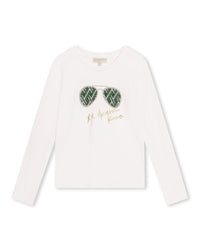 T-shirt manches longues en coton - Off White