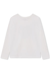 T-shirt manches longues en coton - Off White