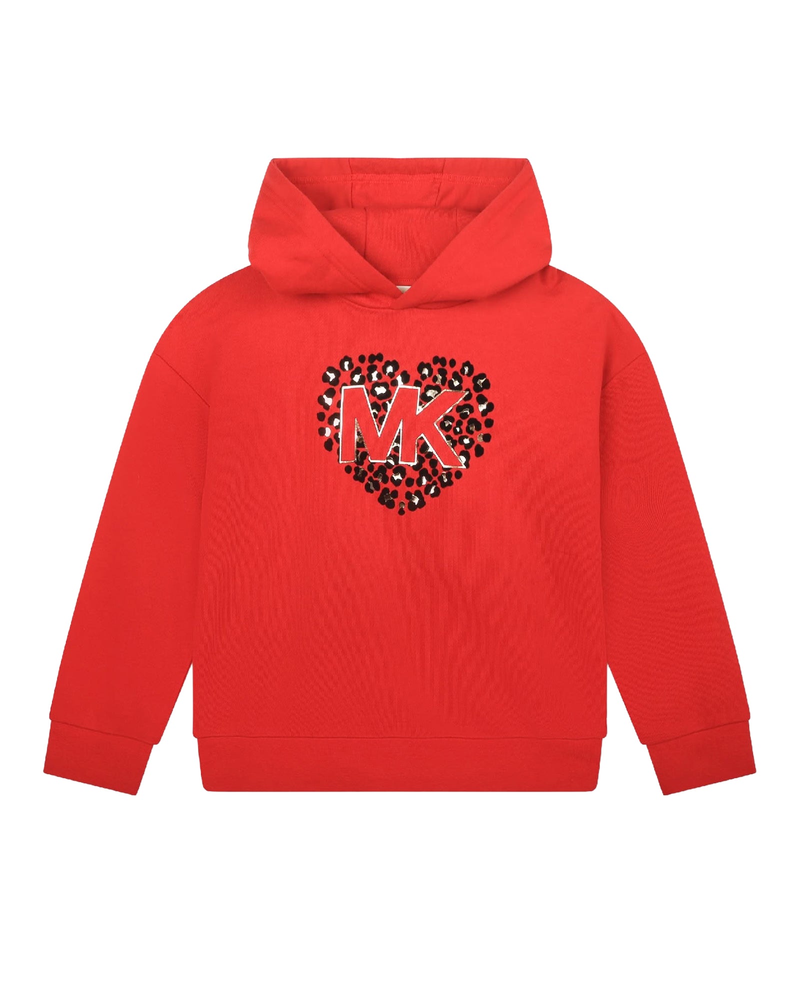 Sweat à capuche en coton - Rouge Profon