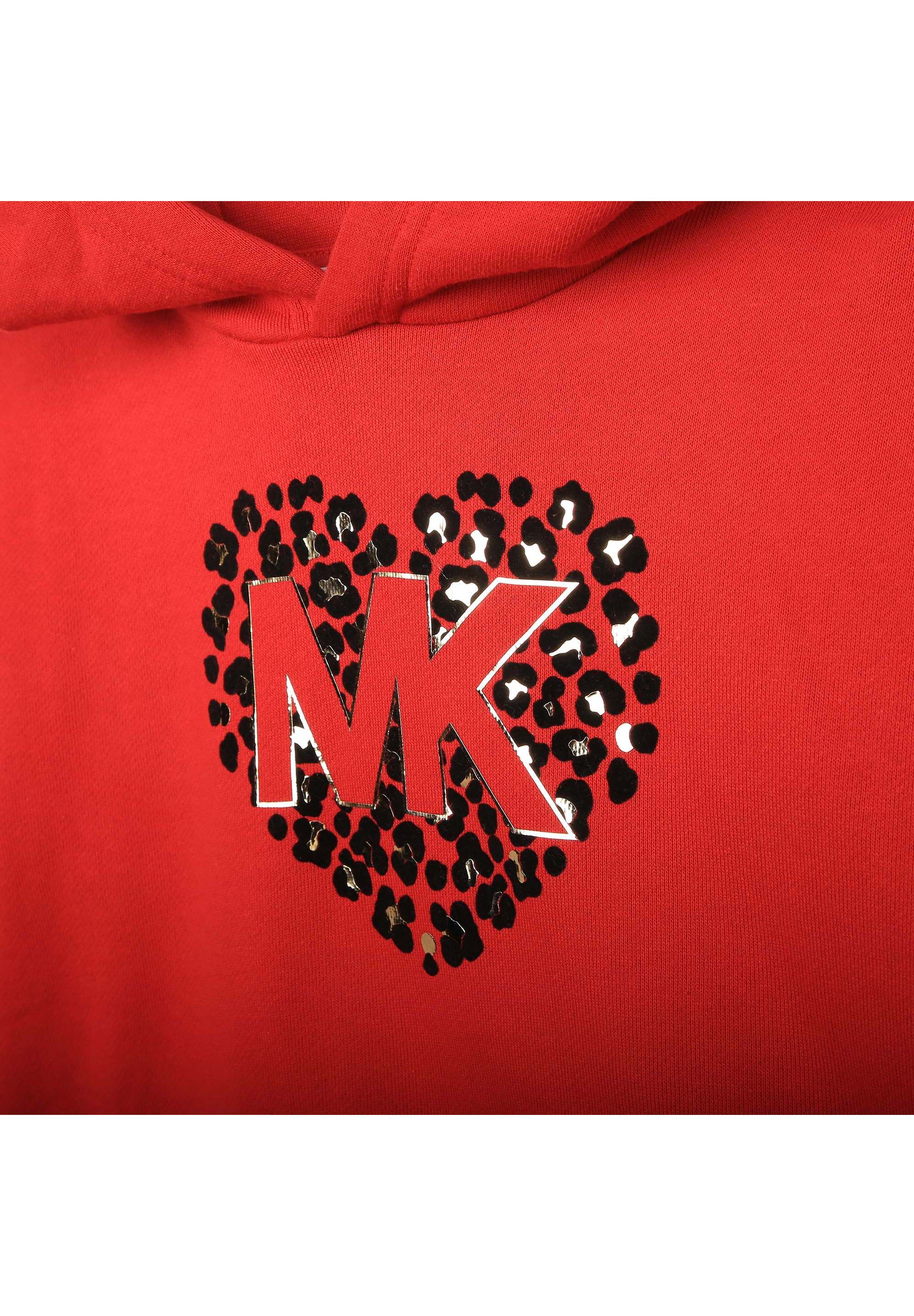 Sweat à capuche en coton - Rouge Profon