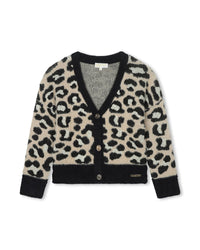 Knitted cardigan - Ecru Noir