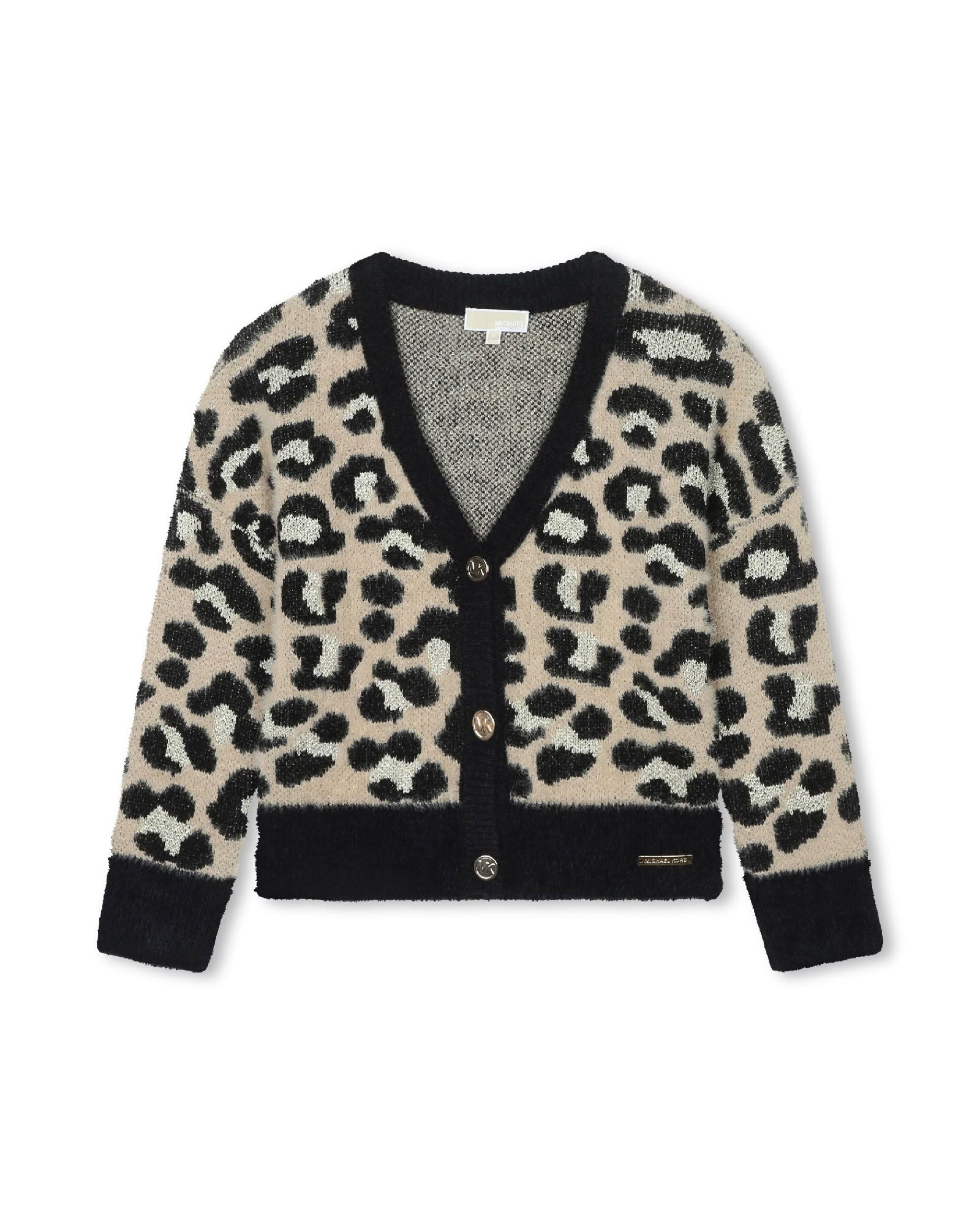Knitted cardigan - Ecru Noir