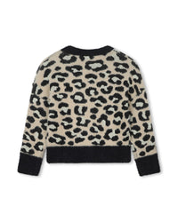 Knitted cardigan - Ecru Noir
