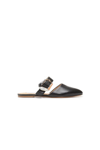 Black / Mules Savage en cuir - Black
