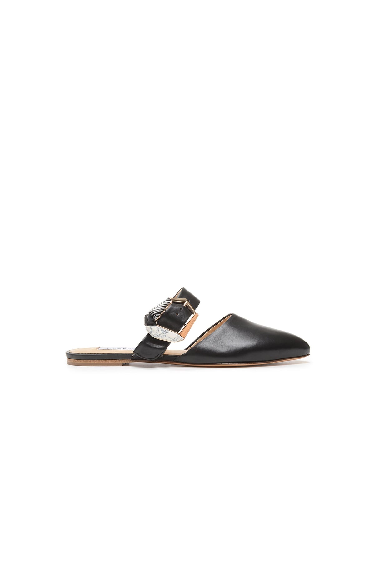 Black / Mules Savage en cuir - Black