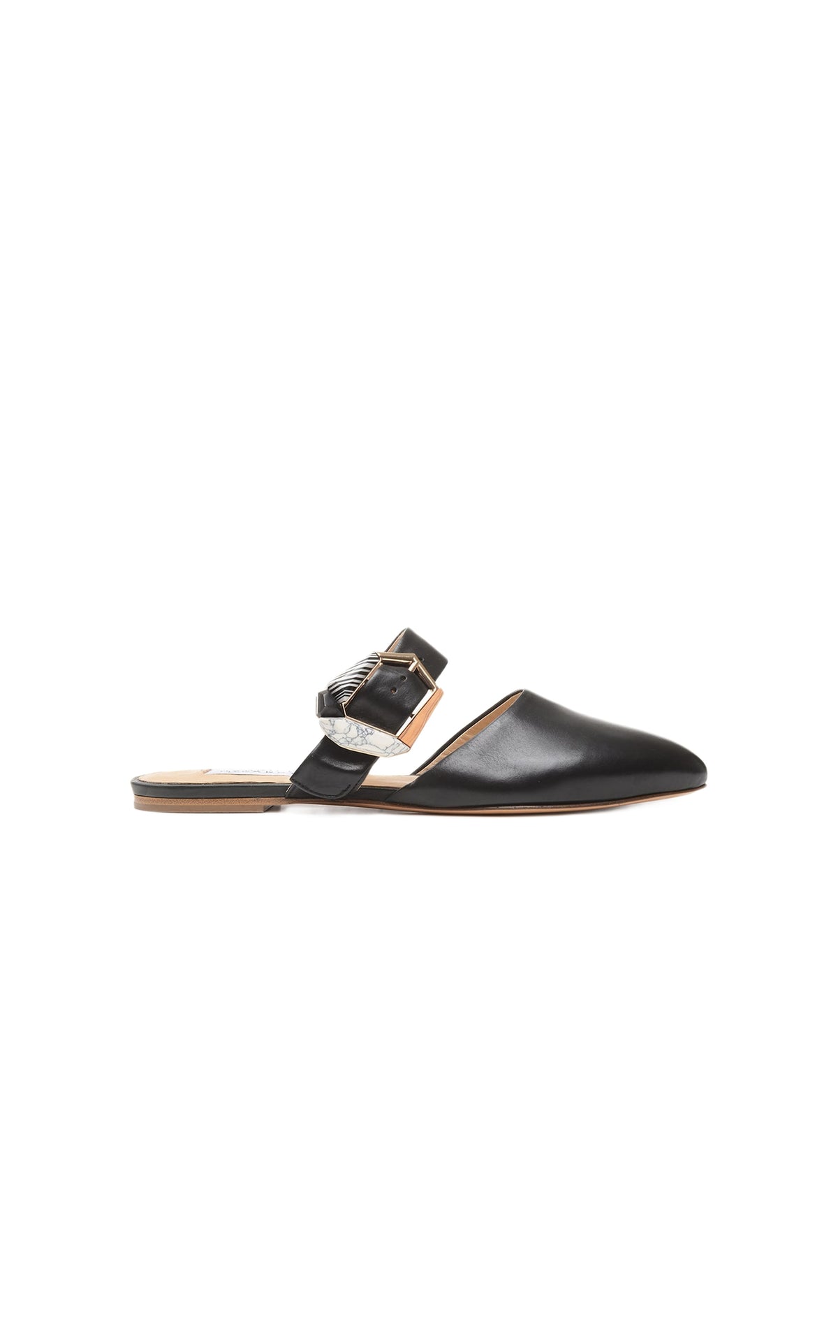 Black / Mules Savage en cuir - Black